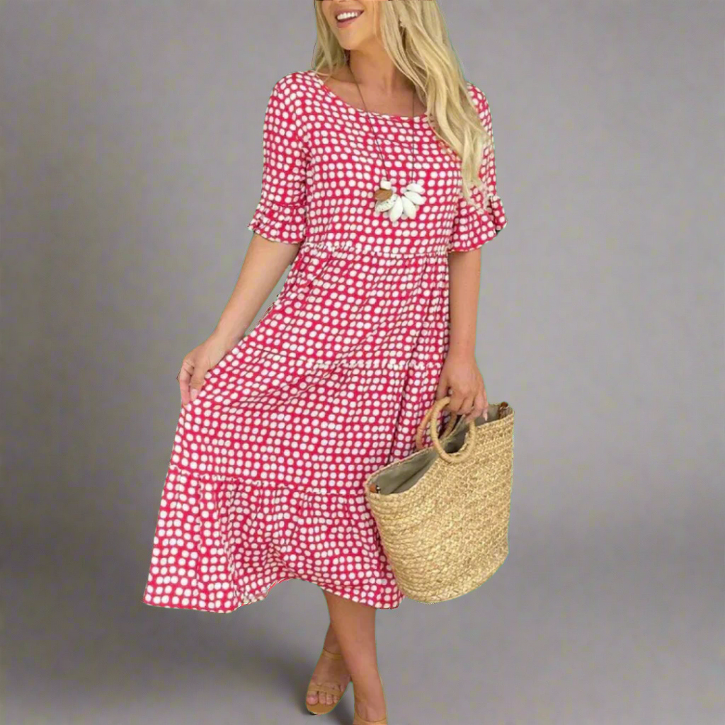 Friederike | Elegant Maxi Dress for a Dreamy Figure