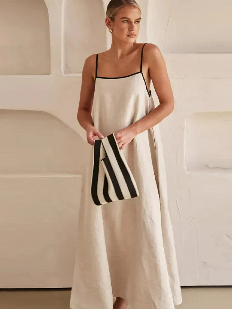Rosea Flowing Sleeveless Maxi Dress