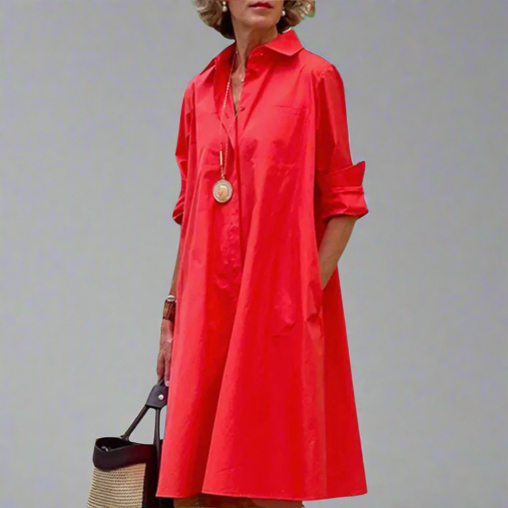 Meta | Handmade Premium Midi Dress with Polka Dots