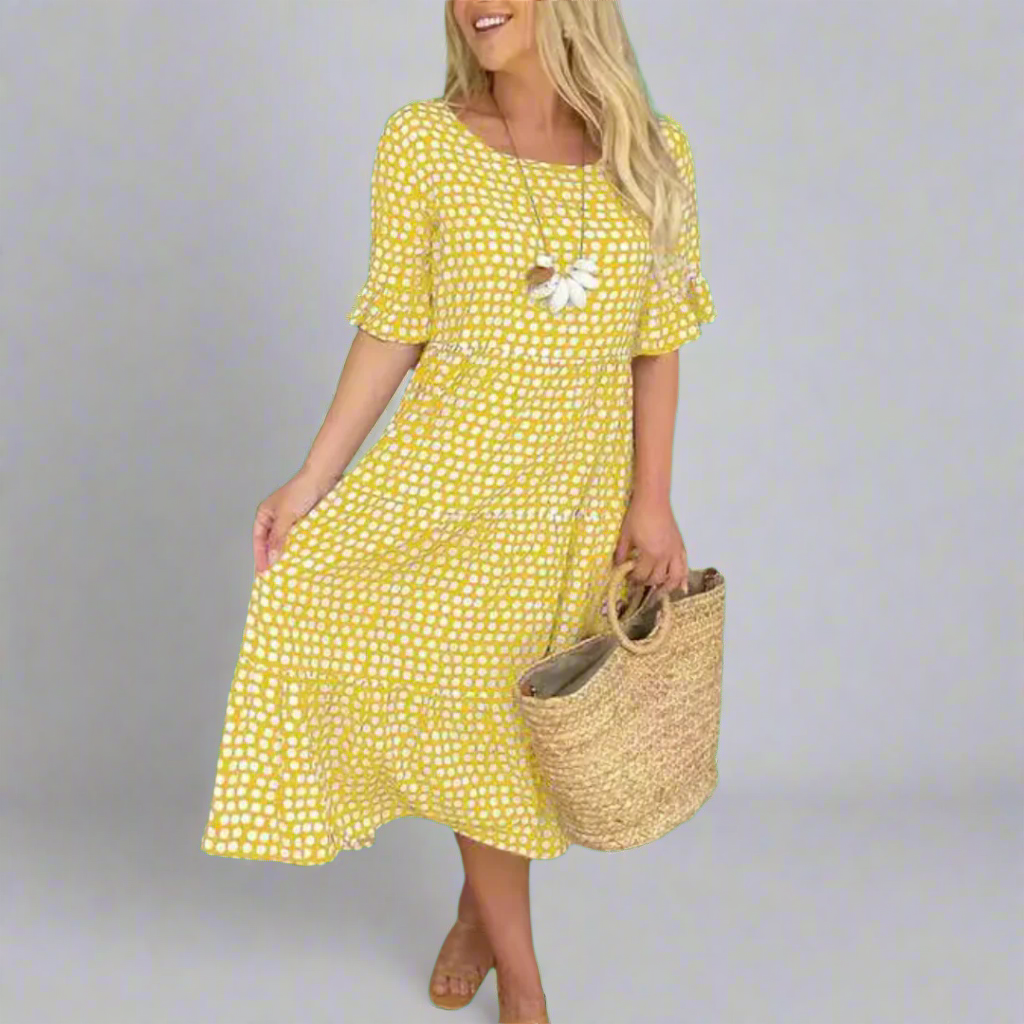 Friederike | Elegant Maxi Dress for a Dreamy Figure