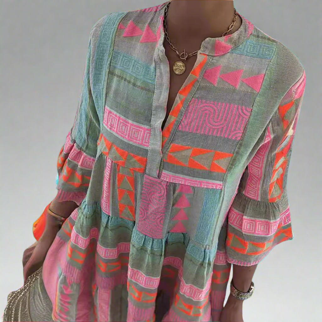 Britta | Summer Dress Made of Cotton-Linen