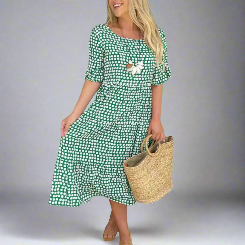 Friederike | Elegant Maxi Dress for a Dreamy Figure