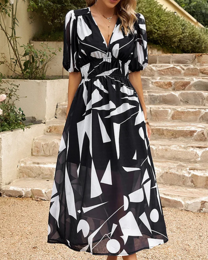 Ibiza Style Midi Dress | Hides the Belly, Highlights Your Shape