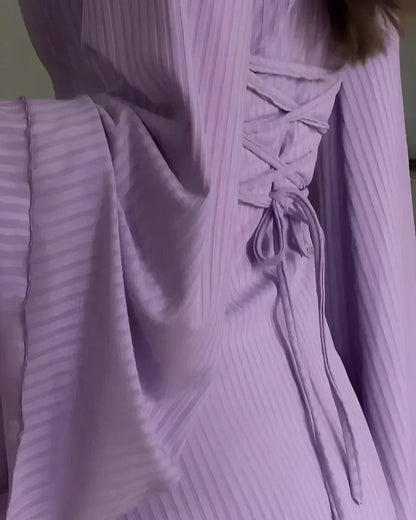 Rosea Elegant Chic Knit Maxi Dress