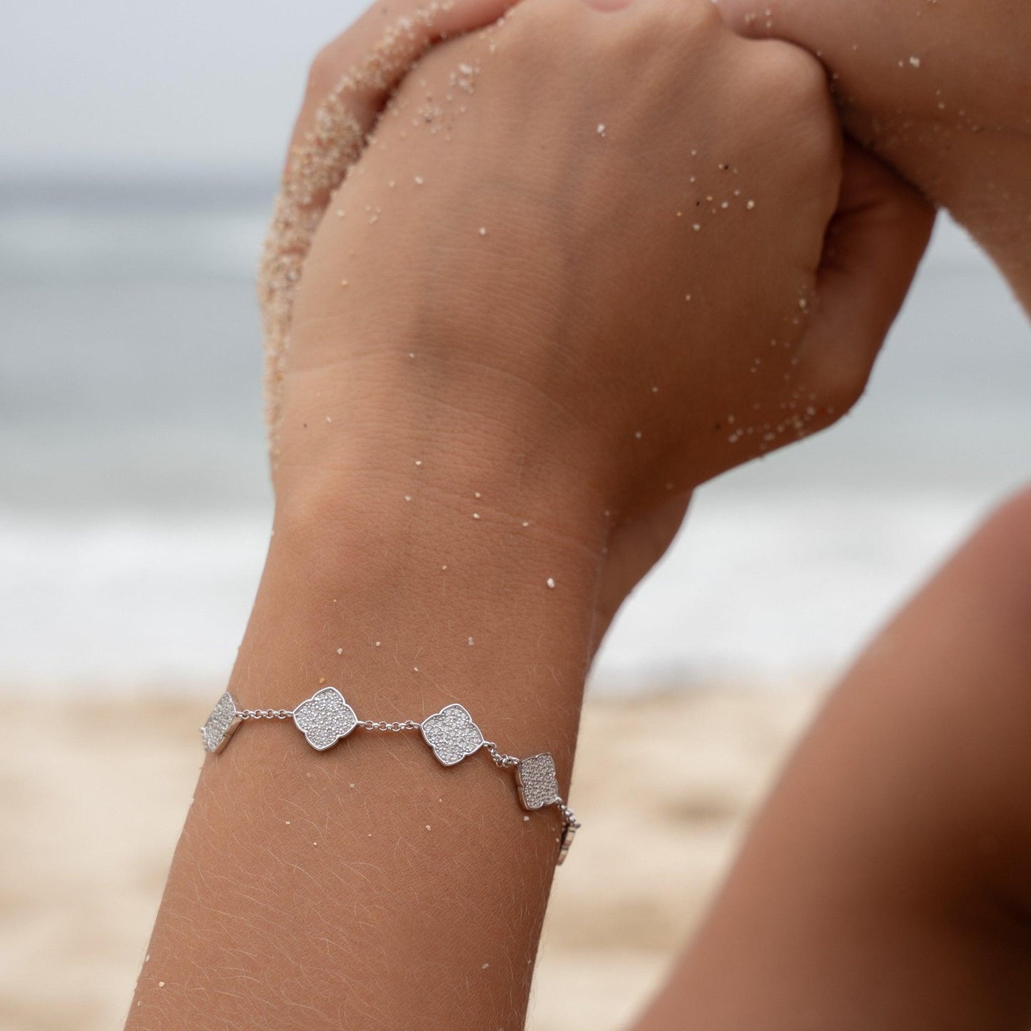 Amaya Pavé Bracelet | Elegant Sparkle Accent