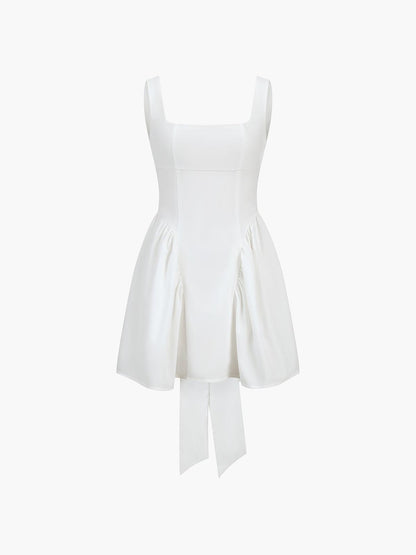 Coastal Cowgirl Open Back Zippered Short Dress