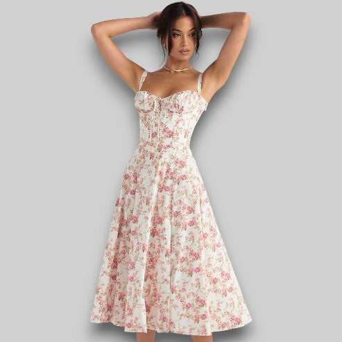Juliette – Modern Floral Dress