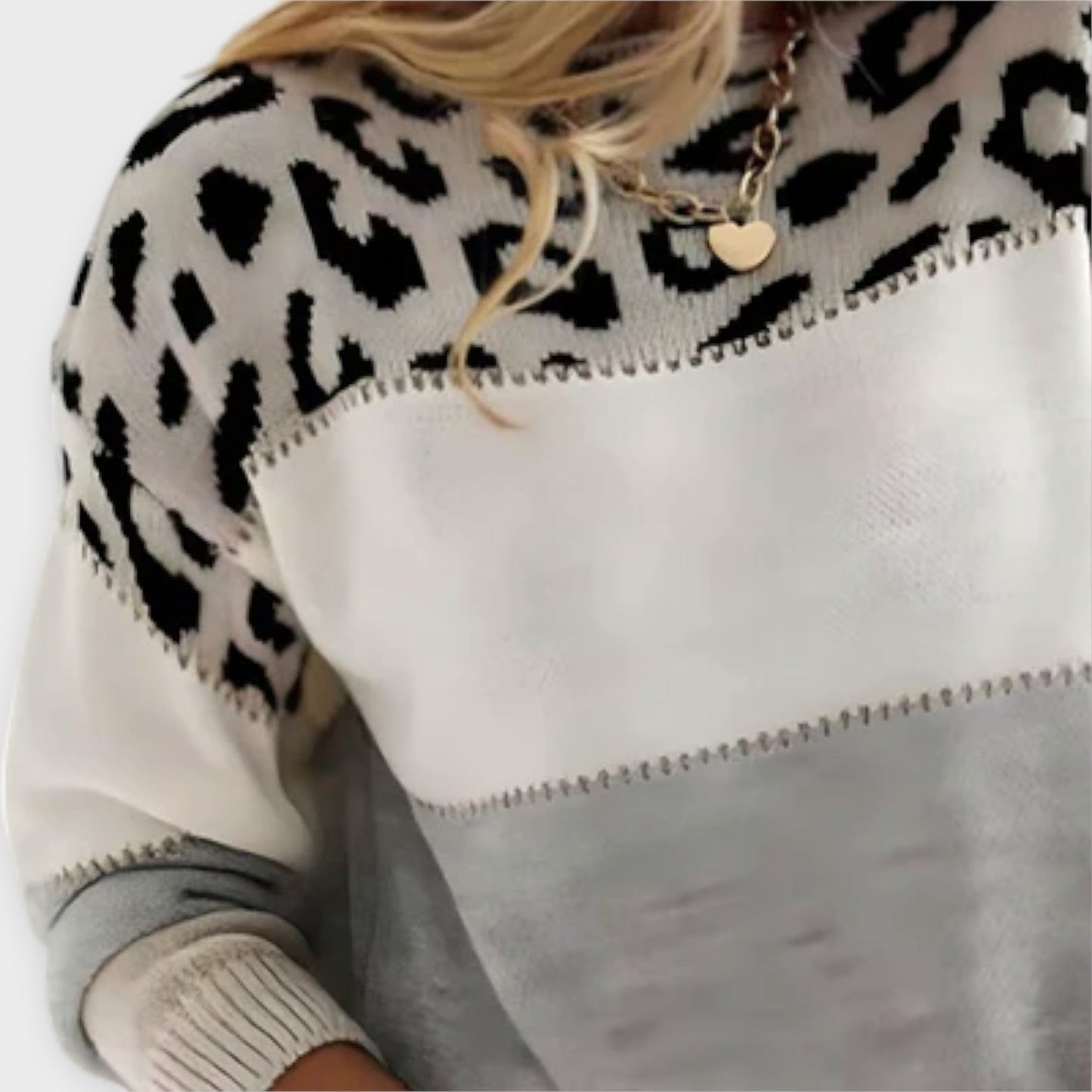 Cheyenne | Casual Leopard Print Sweater