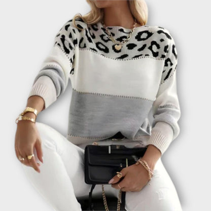 Cheyenne | Casual Leopard Print Sweater