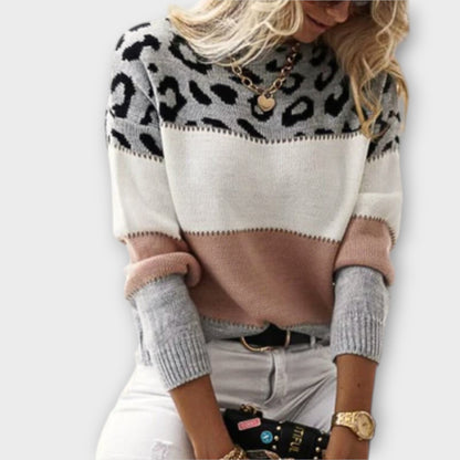 Cheyenne | Casual Leopard Print Sweater
