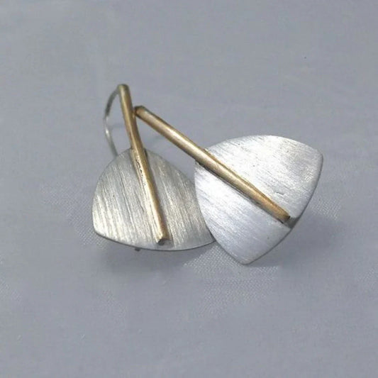 Vintage Silver Gold Plated Earrings