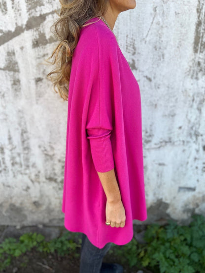 Amely | Batwing Knit Top