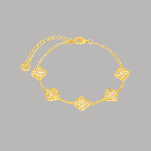 Amaya Pavé Bracelet | Elegant Sparkle Accent