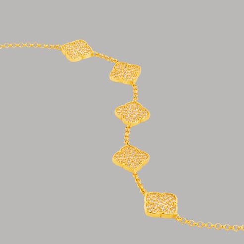 Amaya Pavé Bracelet | Elegant Sparkle Accent