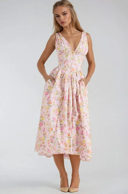 Elegant Summer Rosea Dress