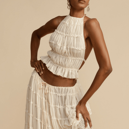 Lira | Halter Top and Skirt Set
