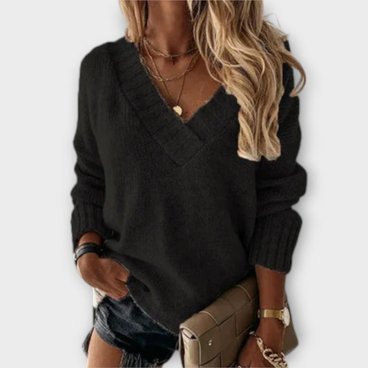 Jane – Cozy V-Neck Sweater