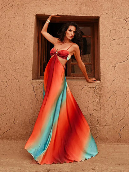 Rosea Timeless fitted maxi dress