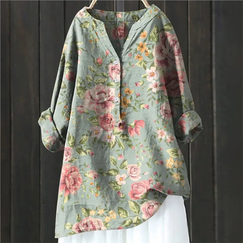 Lily | Flowing floral blouse