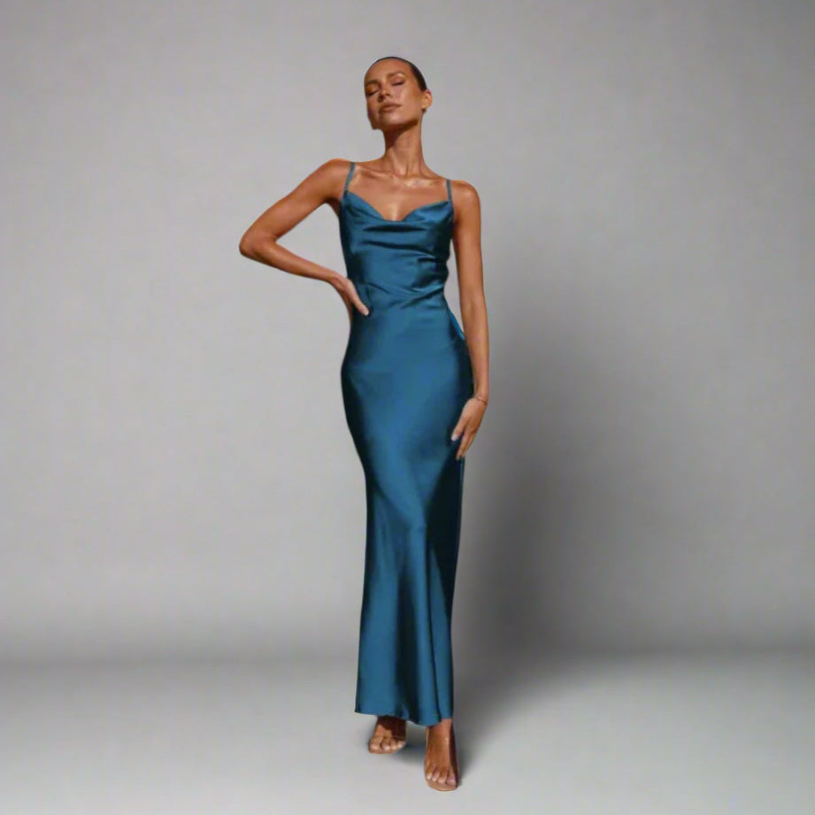 Claudia | Elegant Satin Dress for Special Moments