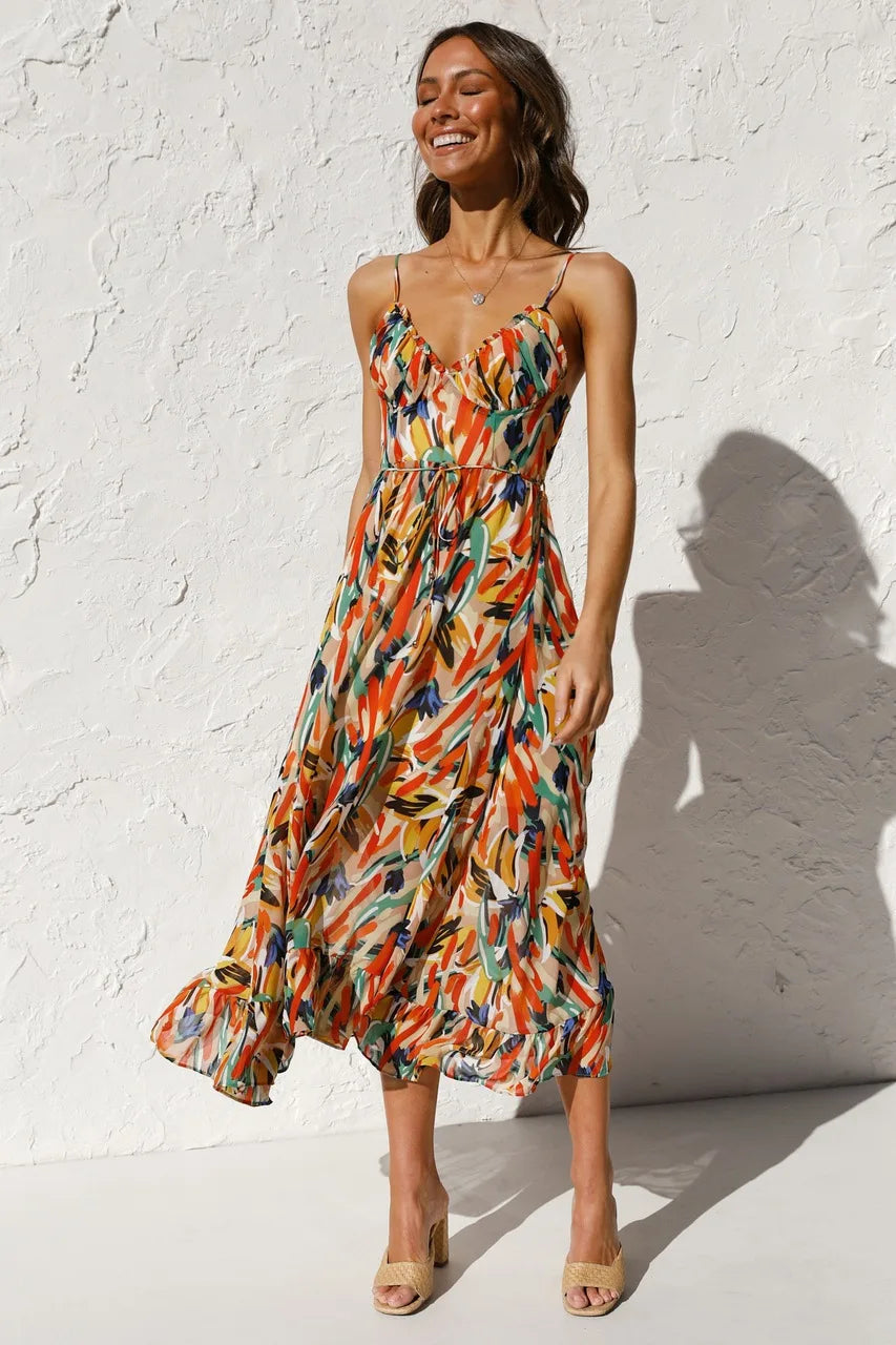 Rosea Printed Dress
