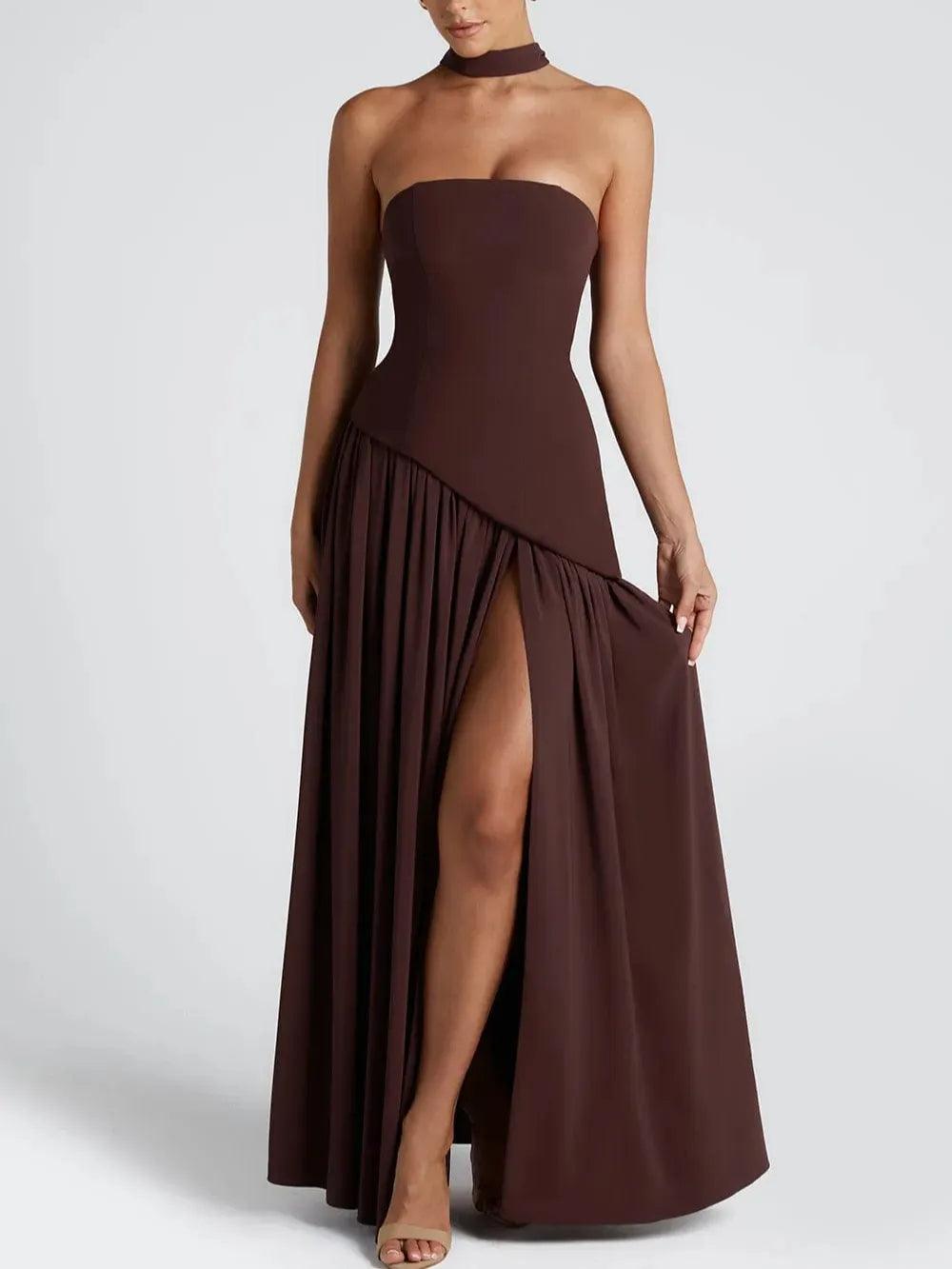 Maliyah Maxi Dress - Cherry Lacquer