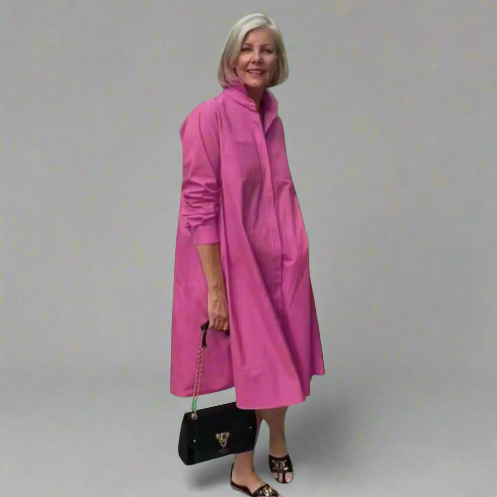 Christiana | Elegant Long Sleeve Dress with Pocket