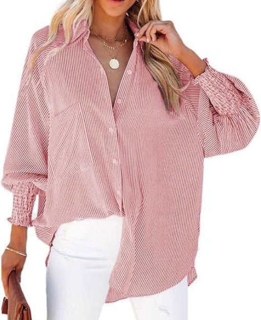 Jillian | Elegant Striped Shirt