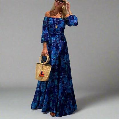 Annemarie | Premium Long Floral Dress for Elegance and Comfort