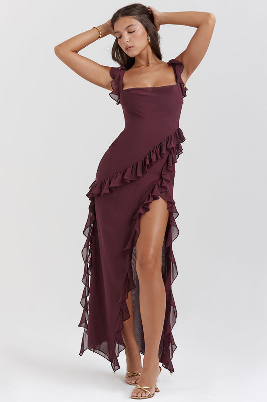 Arianna - Ruffle Maxi Dress
