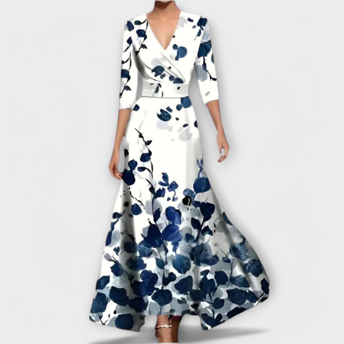 Alma - Elegant Sleeve Design Women's Dress