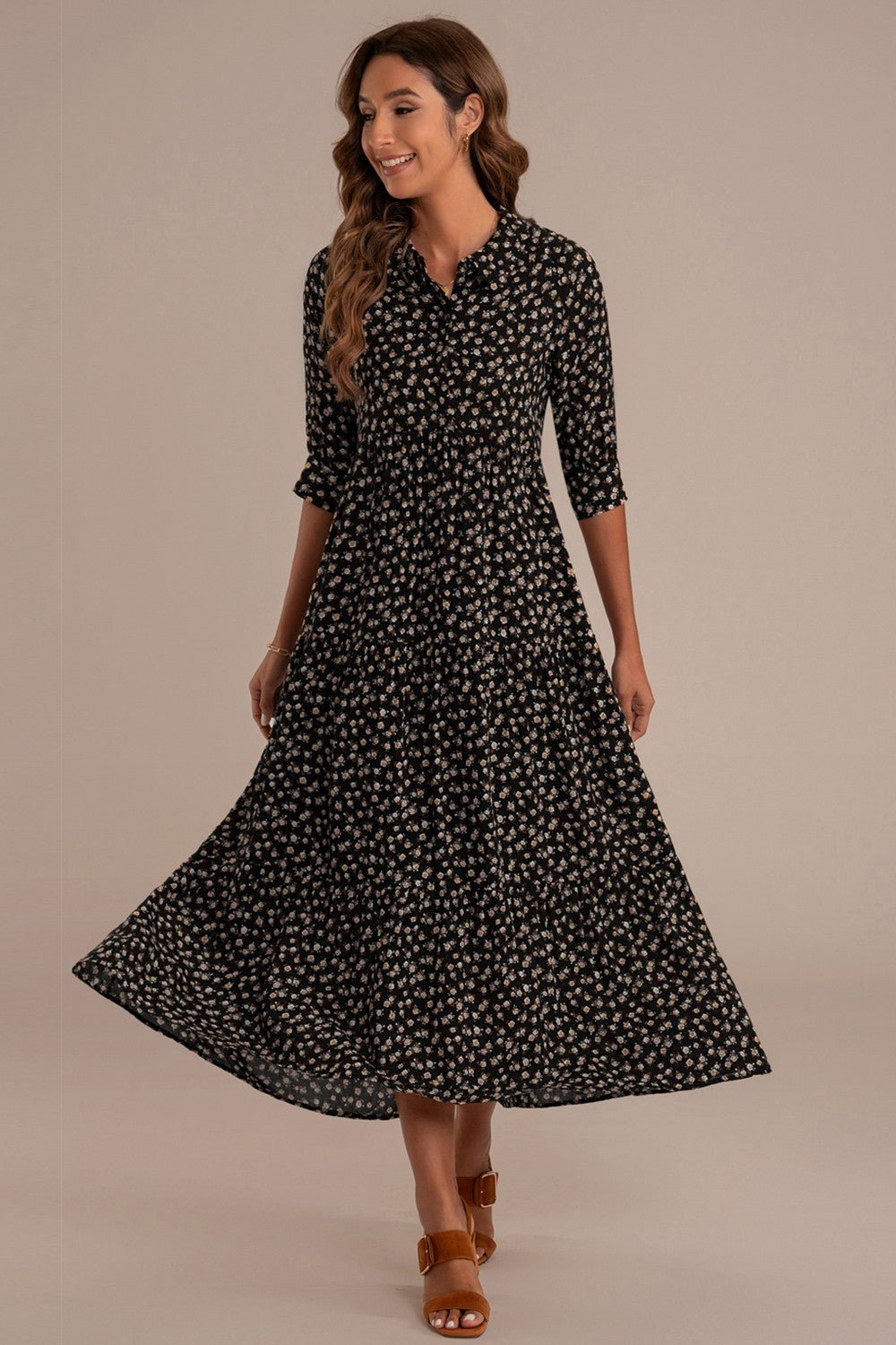 Melody | Trendy Floral Maxi Dress