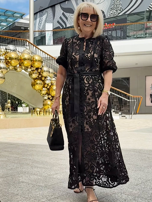 Charlotte | Timeless Lace Maxi Dress