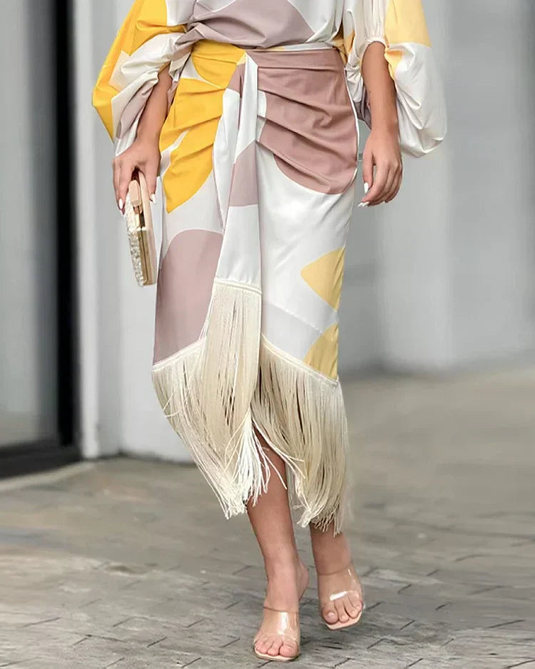 Rosea Signature Dress with Print