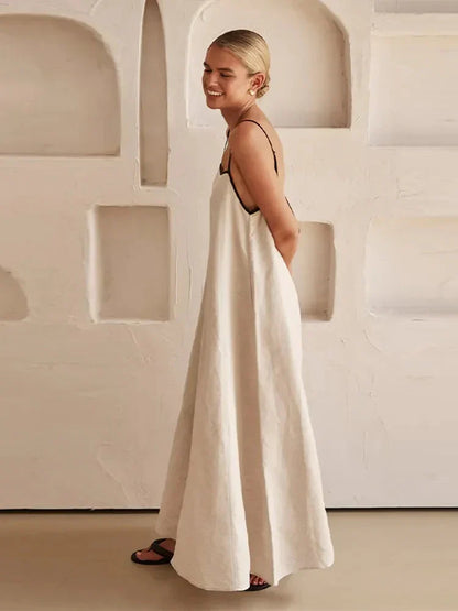 Rosea Flowing Sleeveless Maxi Dress