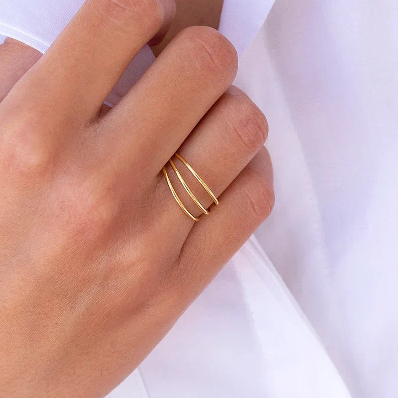 Minimalist Vintage Gold Ring