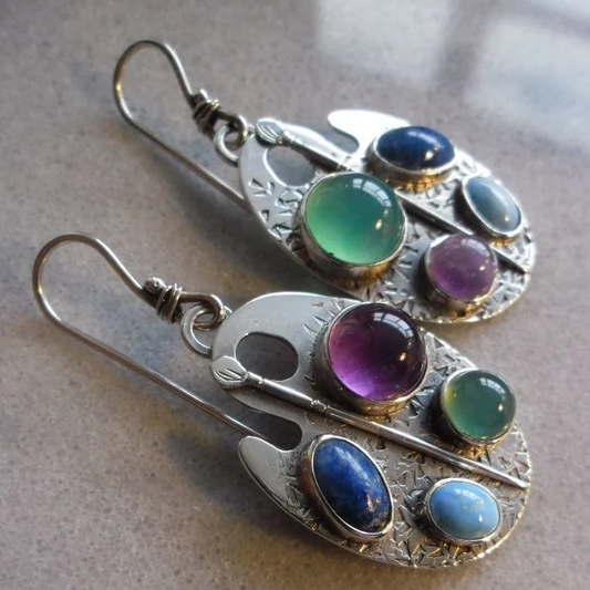 Vintage Colorful Earrings