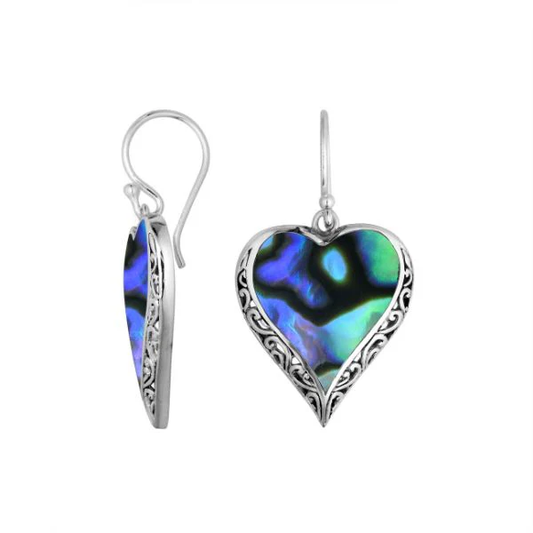 Vintage Chromatic Heart Earrings