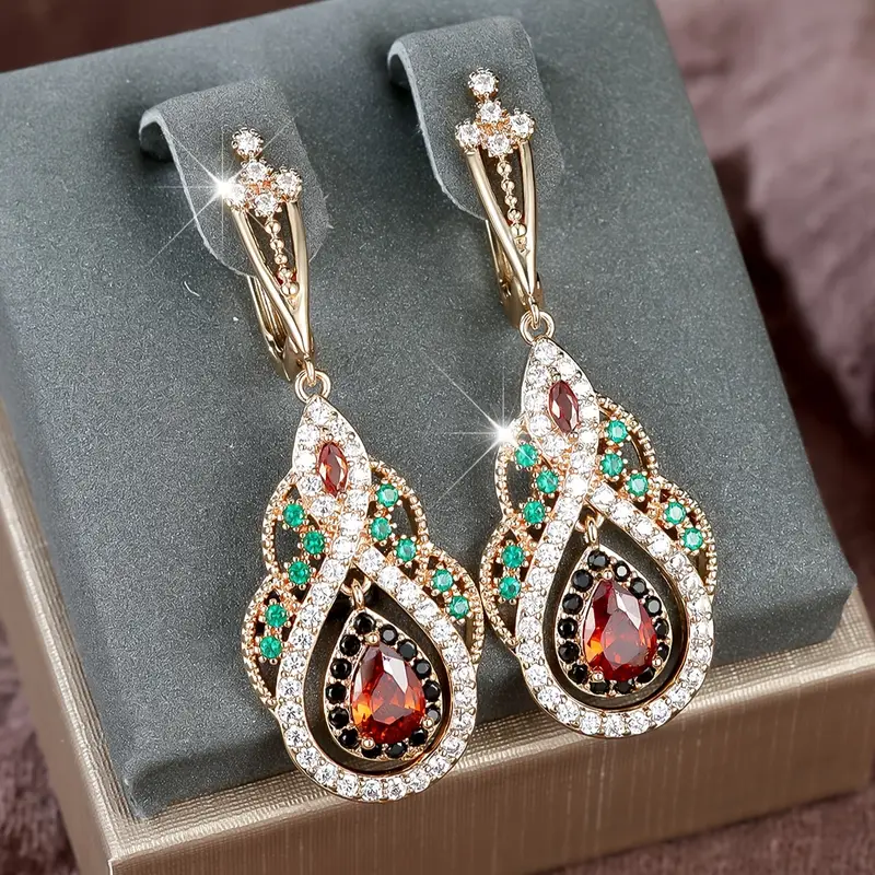 Mandala Colorful Bright Earrings