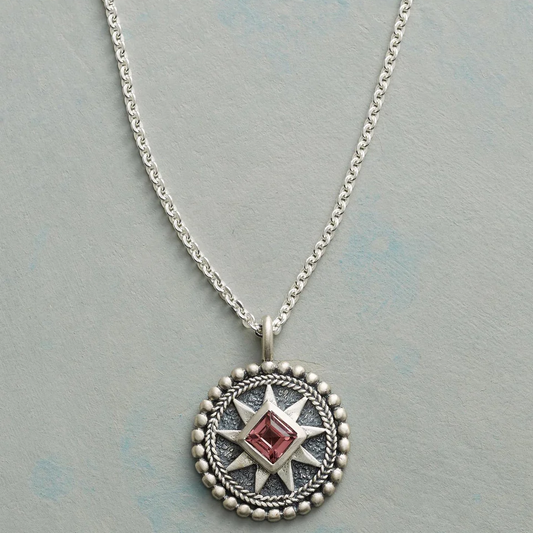 Silver Star Crystal Necklace